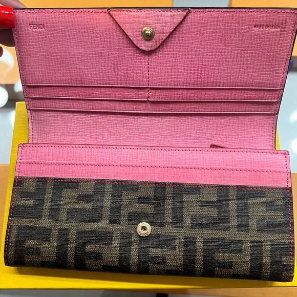 Vintage FENDI Zucca Print Wallet - Picture 3 of 7